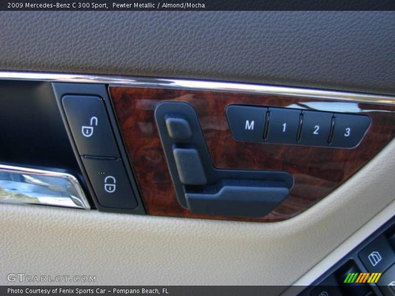 Pewter Metallic / Almond/Mocha 2009 Mercedes-Benz C 300 Sport