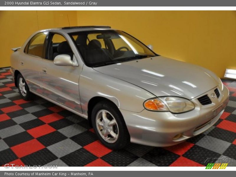 Sandalwood / Gray 2000 Hyundai Elantra GLS Sedan