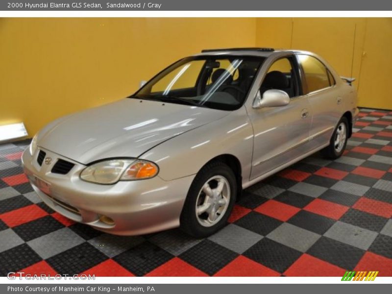 Sandalwood / Gray 2000 Hyundai Elantra GLS Sedan