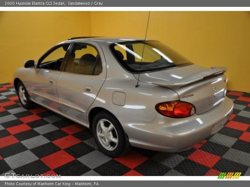 Sandalwood / Gray 2000 Hyundai Elantra GLS Sedan