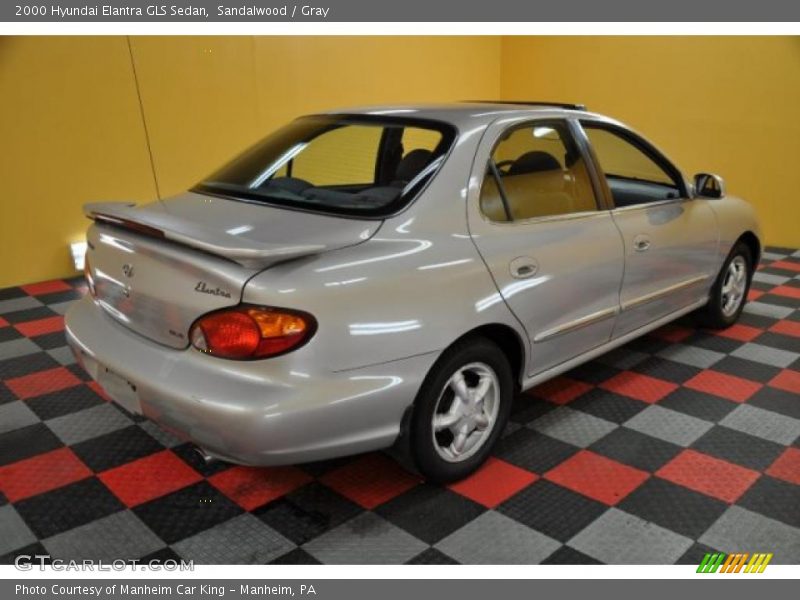 Sandalwood / Gray 2000 Hyundai Elantra GLS Sedan