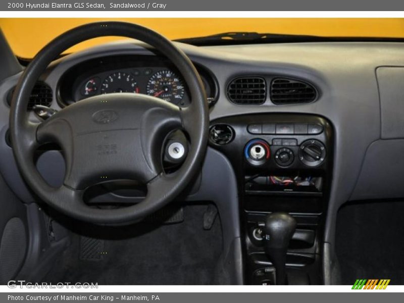 Sandalwood / Gray 2000 Hyundai Elantra GLS Sedan