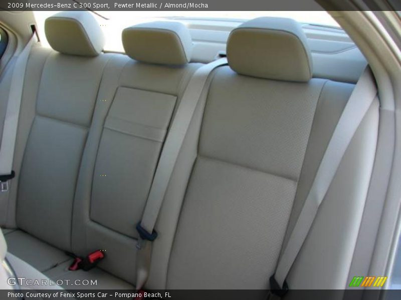 Pewter Metallic / Almond/Mocha 2009 Mercedes-Benz C 300 Sport