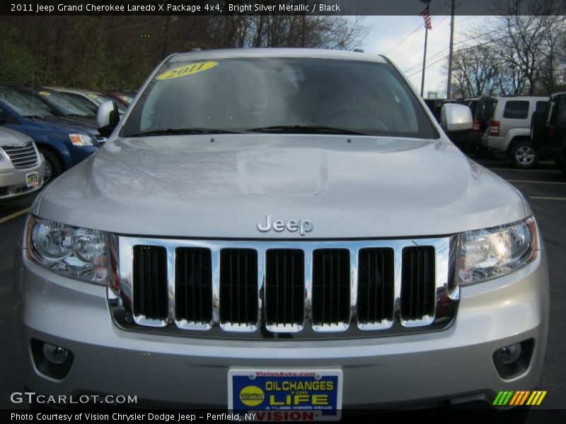 Bright Silver Metallic / Black 2011 Jeep Grand Cherokee Laredo X Package 4x4