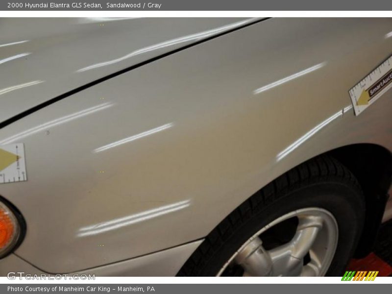 Sandalwood / Gray 2000 Hyundai Elantra GLS Sedan