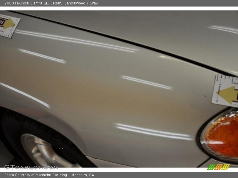 Sandalwood / Gray 2000 Hyundai Elantra GLS Sedan