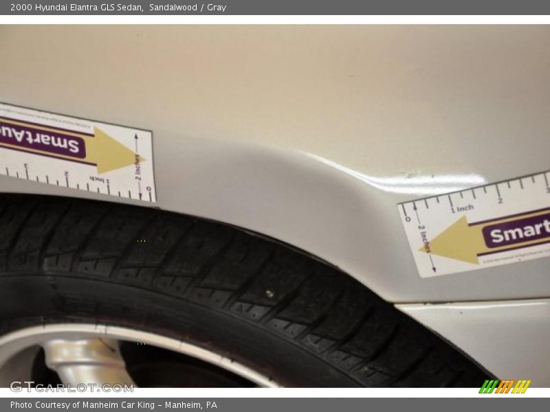 Sandalwood / Gray 2000 Hyundai Elantra GLS Sedan