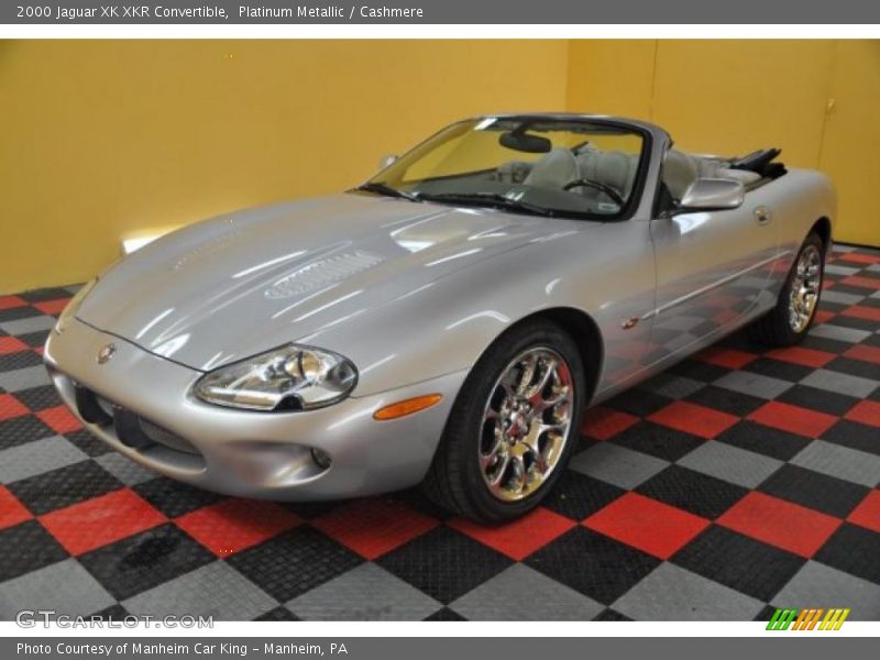 Platinum Metallic / Cashmere 2000 Jaguar XK XKR Convertible