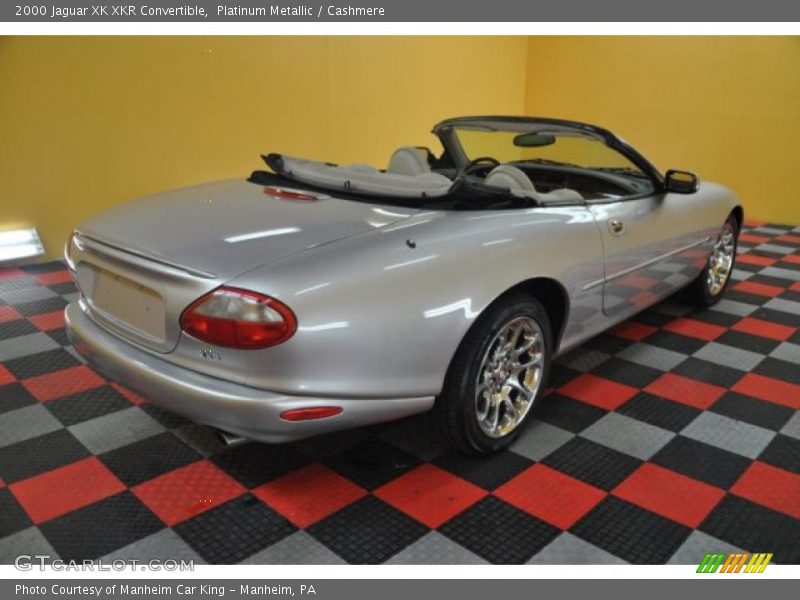 Platinum Metallic / Cashmere 2000 Jaguar XK XKR Convertible