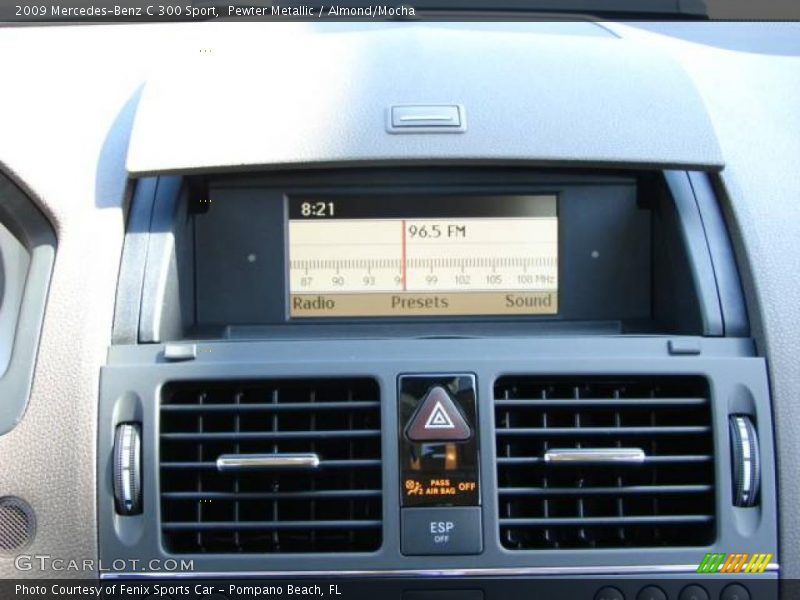 Pewter Metallic / Almond/Mocha 2009 Mercedes-Benz C 300 Sport