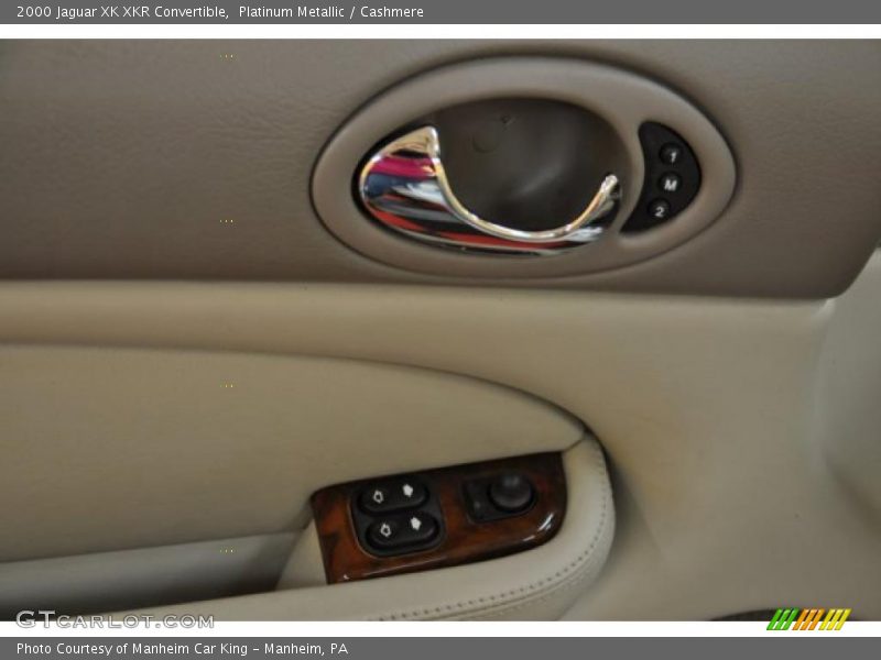 Platinum Metallic / Cashmere 2000 Jaguar XK XKR Convertible