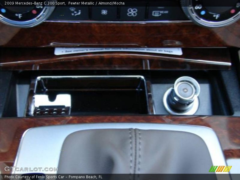 Pewter Metallic / Almond/Mocha 2009 Mercedes-Benz C 300 Sport