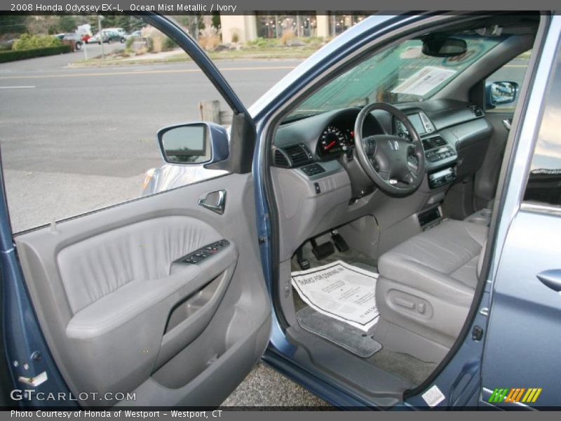 Ocean Mist Metallic / Ivory 2008 Honda Odyssey EX-L