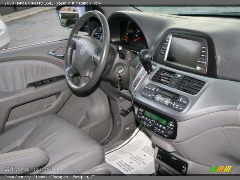 Ocean Mist Metallic / Ivory 2008 Honda Odyssey EX-L