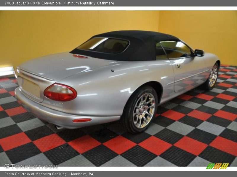 Platinum Metallic / Cashmere 2000 Jaguar XK XKR Convertible