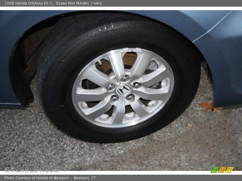 Ocean Mist Metallic / Ivory 2008 Honda Odyssey EX-L