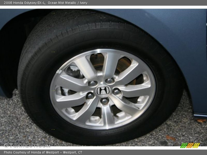 Ocean Mist Metallic / Ivory 2008 Honda Odyssey EX-L
