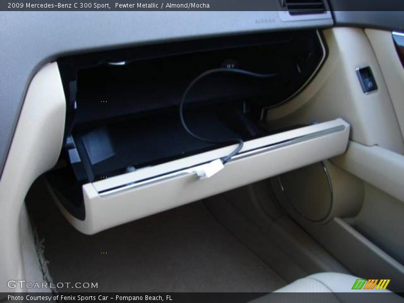 Pewter Metallic / Almond/Mocha 2009 Mercedes-Benz C 300 Sport