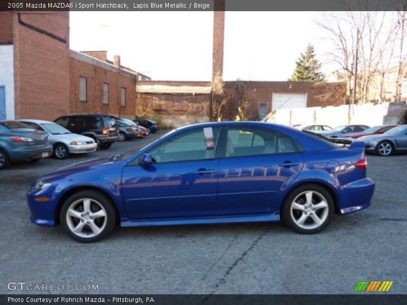 Lapis Blue Metallic / Beige 2005 Mazda MAZDA6 i Sport Hatchback