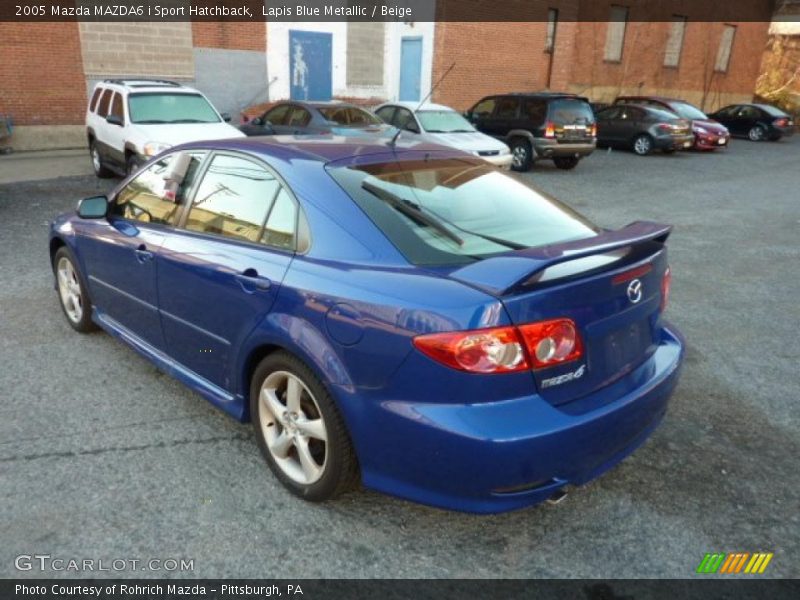 Lapis Blue Metallic / Beige 2005 Mazda MAZDA6 i Sport Hatchback