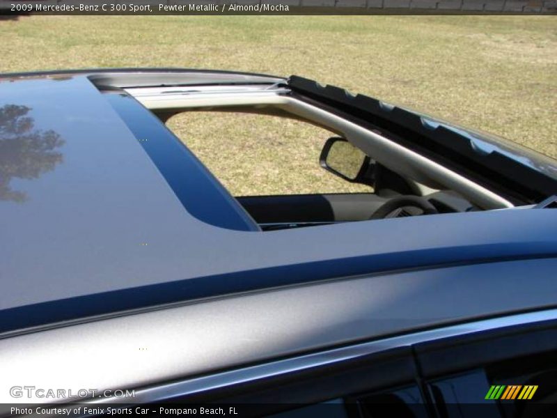 Pewter Metallic / Almond/Mocha 2009 Mercedes-Benz C 300 Sport