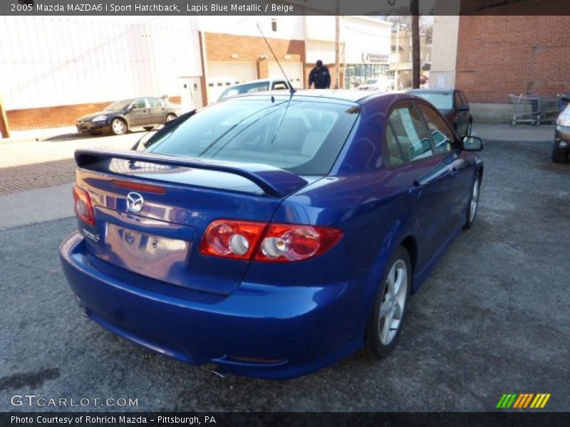 Lapis Blue Metallic / Beige 2005 Mazda MAZDA6 i Sport Hatchback