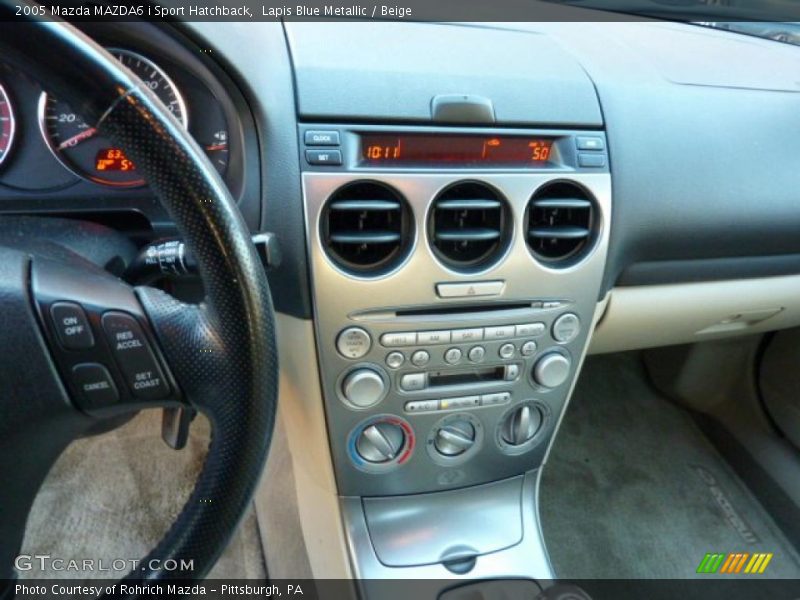 Lapis Blue Metallic / Beige 2005 Mazda MAZDA6 i Sport Hatchback