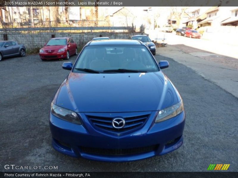 Lapis Blue Metallic / Beige 2005 Mazda MAZDA6 i Sport Hatchback