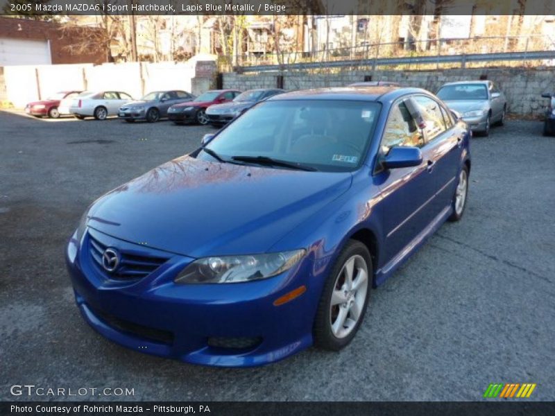 Lapis Blue Metallic / Beige 2005 Mazda MAZDA6 i Sport Hatchback