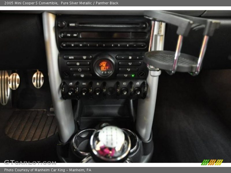 Pure Silver Metallic / Panther Black 2005 Mini Cooper S Convertible