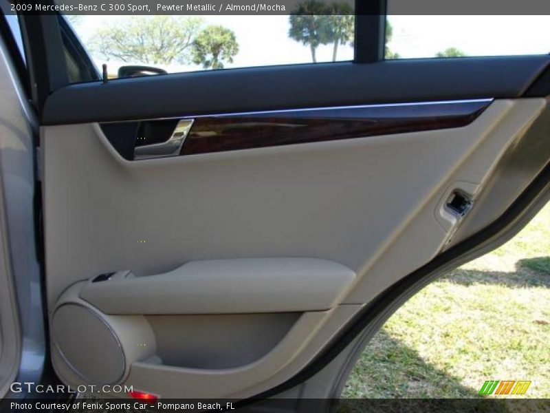 Pewter Metallic / Almond/Mocha 2009 Mercedes-Benz C 300 Sport