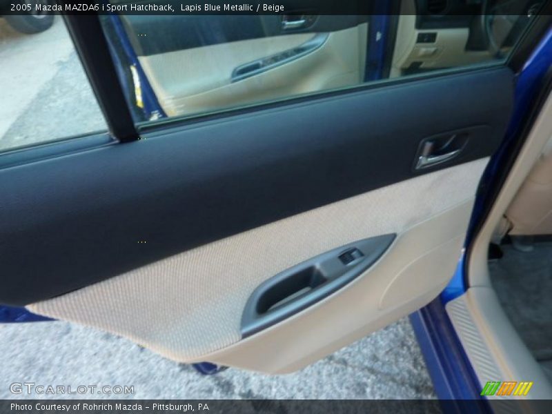 Lapis Blue Metallic / Beige 2005 Mazda MAZDA6 i Sport Hatchback
