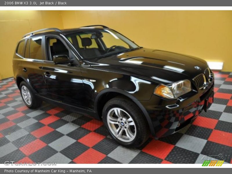 Jet Black / Black 2006 BMW X3 3.0i