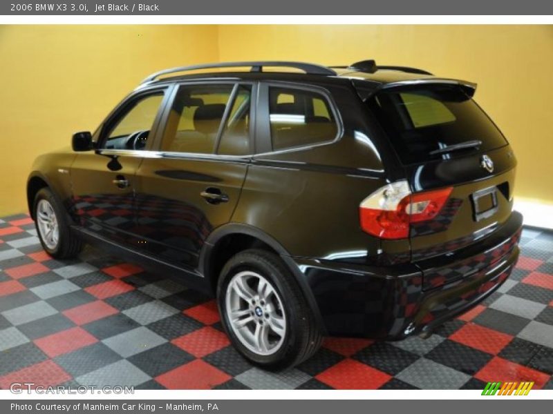 Jet Black / Black 2006 BMW X3 3.0i