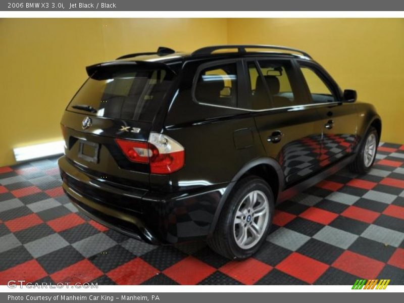 Jet Black / Black 2006 BMW X3 3.0i