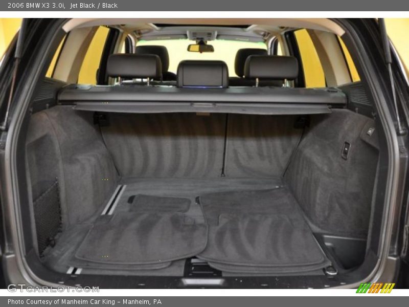 Jet Black / Black 2006 BMW X3 3.0i