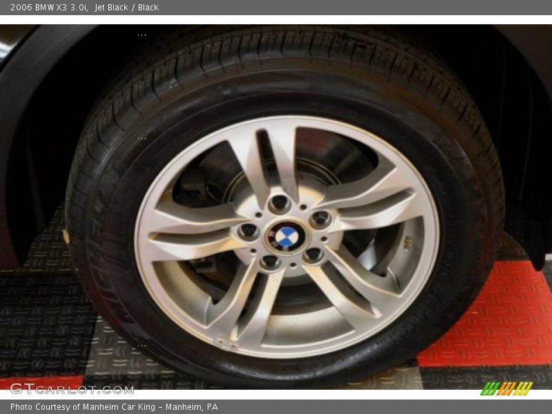 Jet Black / Black 2006 BMW X3 3.0i