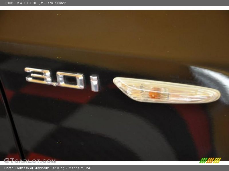 Jet Black / Black 2006 BMW X3 3.0i