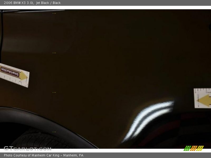 Jet Black / Black 2006 BMW X3 3.0i