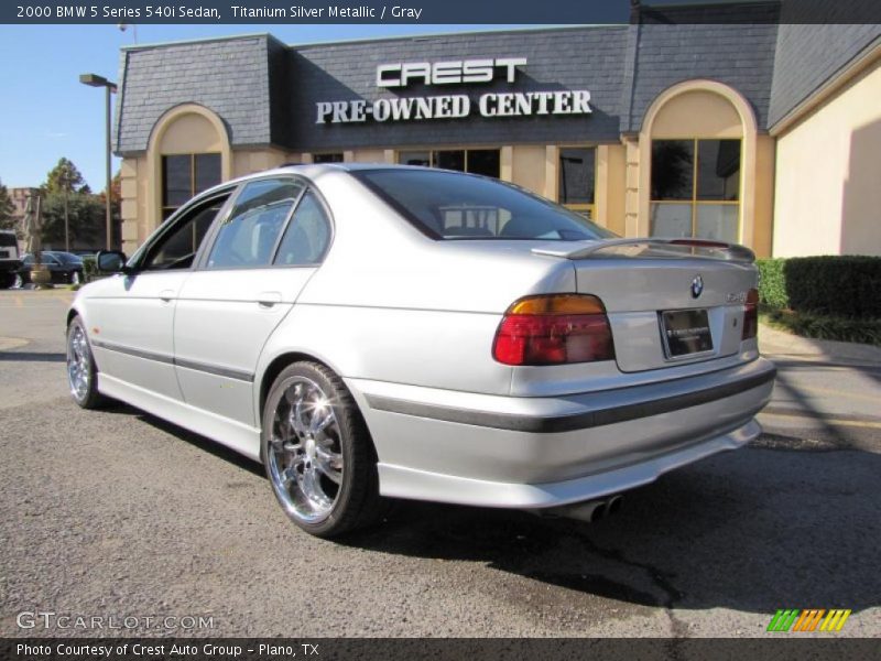 Titanium Silver Metallic / Gray 2000 BMW 5 Series 540i Sedan
