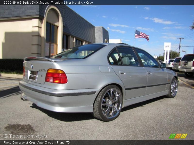 Titanium Silver Metallic / Gray 2000 BMW 5 Series 540i Sedan