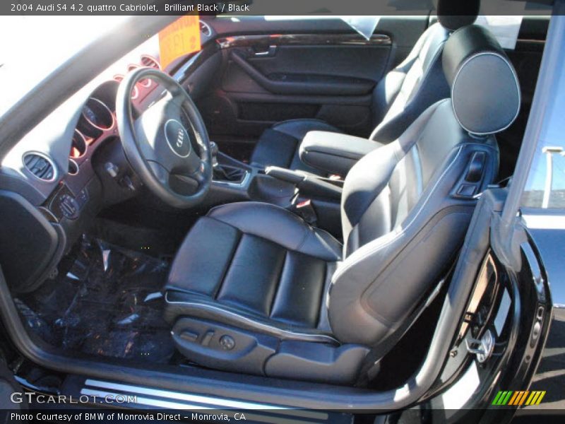 Brilliant Black / Black 2004 Audi S4 4.2 quattro Cabriolet