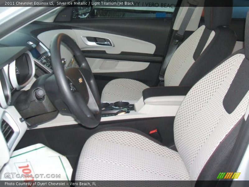  2011 Equinox LS Light Titanium/Jet Black Interior