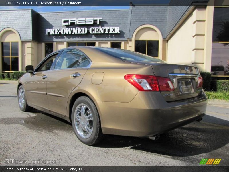 Amber Pearl / Cashmere 2007 Lexus ES 350