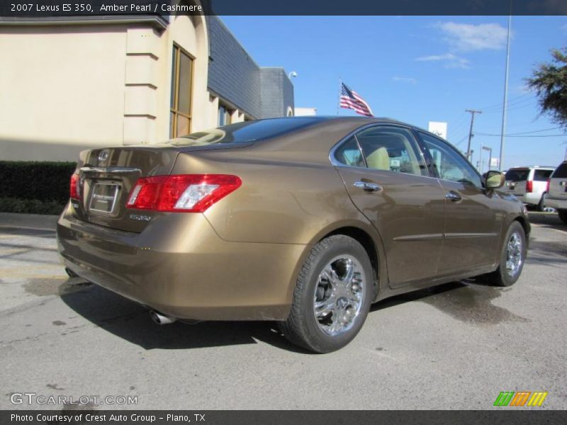 Amber Pearl / Cashmere 2007 Lexus ES 350