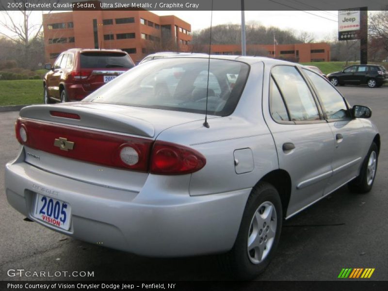 Ultra Silver Metallic / Graphite Gray 2005 Chevrolet Cavalier Sedan