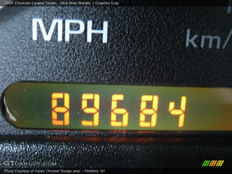 Ultra Silver Metallic / Graphite Gray 2005 Chevrolet Cavalier Sedan