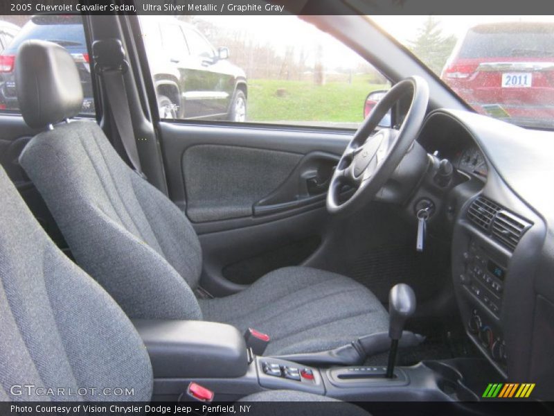 Ultra Silver Metallic / Graphite Gray 2005 Chevrolet Cavalier Sedan
