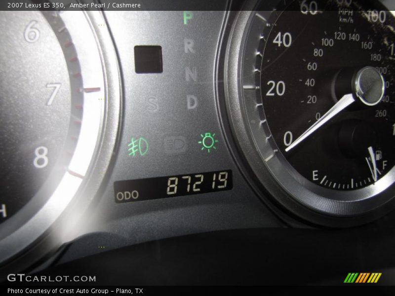 Amber Pearl / Cashmere 2007 Lexus ES 350