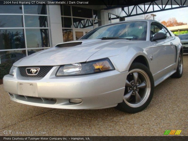 Silver Metallic / Dark Charcoal 2004 Ford Mustang GT Coupe